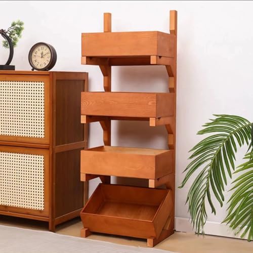 Fruit And Vegetable Storage Shelf Multi-Tier Organizer