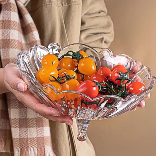Cabilock Clear Fruit Plate Trifle Bowl Set